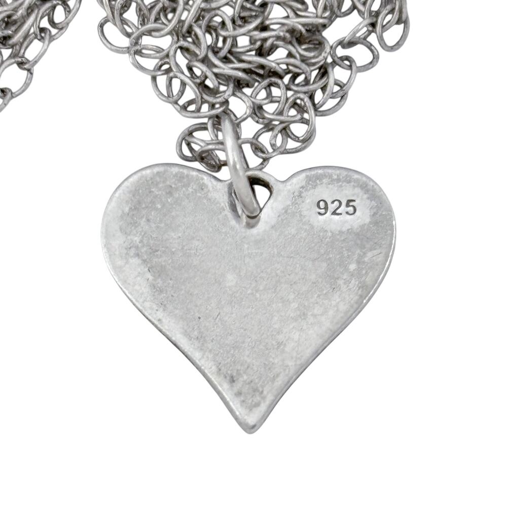 Vintage Sterling Silver 925 Cable Link Chain Necklace 17.5"-19.5" - Picture 7 of 10